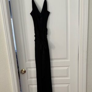 Elegant Black Sleeveless jumpsuit
